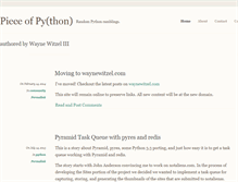 Tablet Screenshot of pieceofpy.com